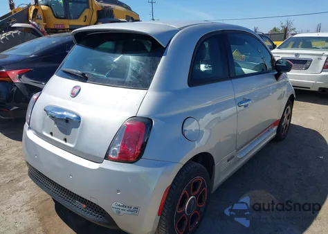 2014 Fiat 500E Battery Electric from USA, damaged, VIN 3C3CFFGE8ET175918